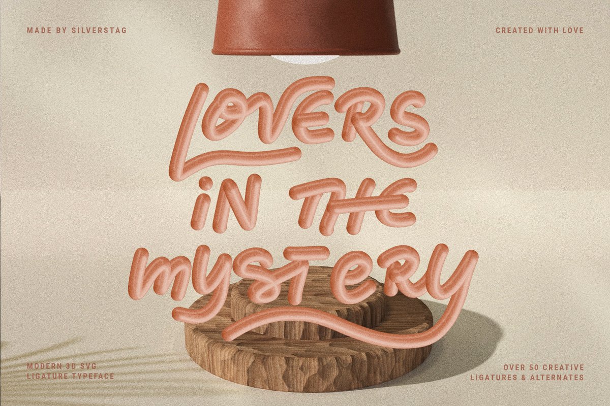 Cherry Thyme D SVG Typeface Font