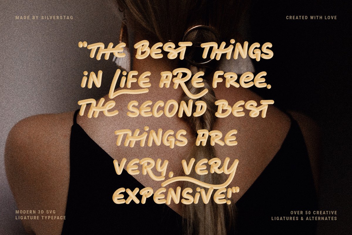 Cherry Thyme D SVG Typeface Font