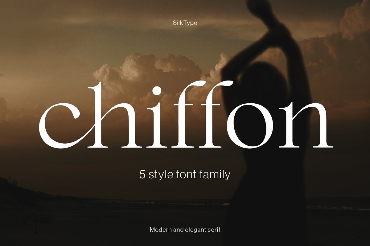 Chiffon 5 font family Free Download