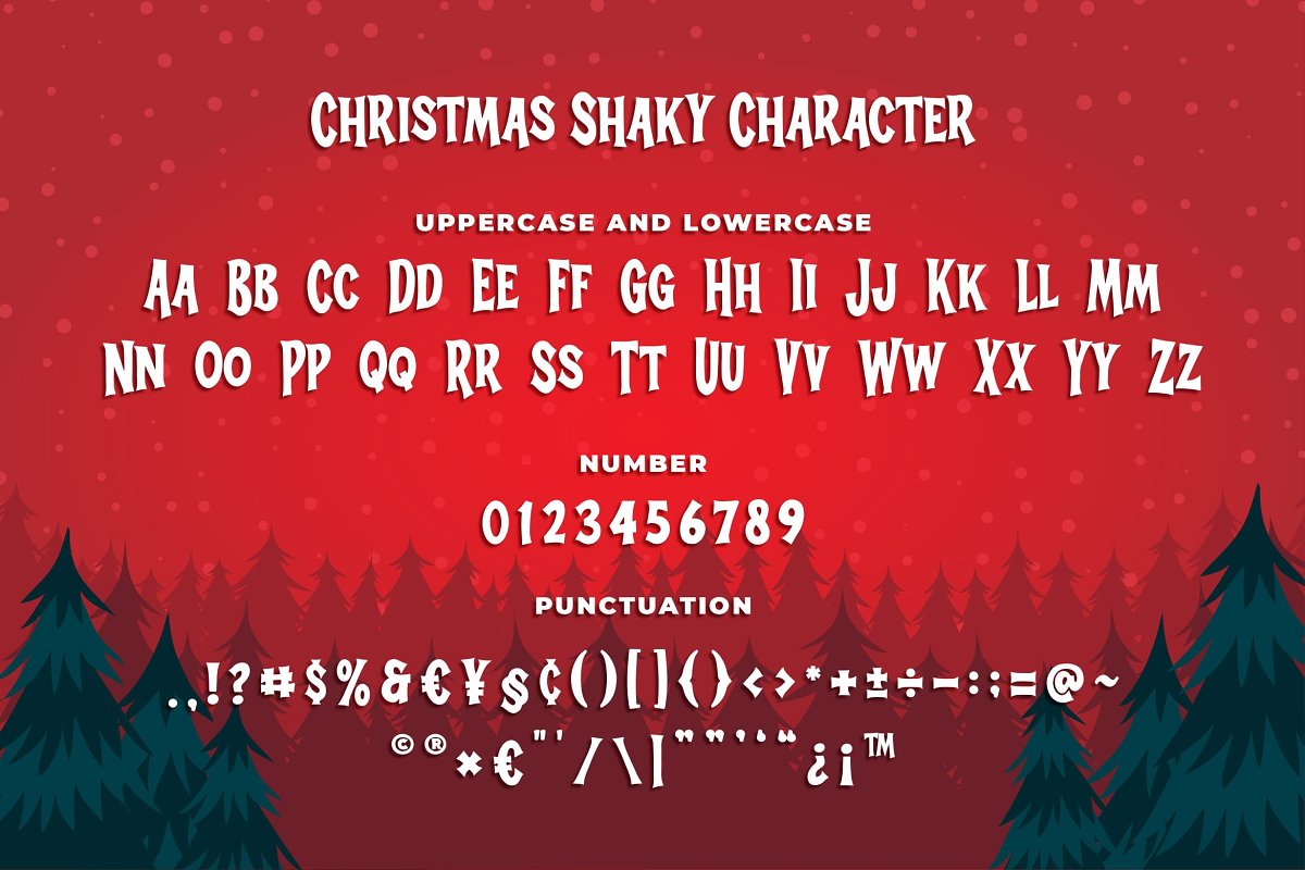 Christmas Shaky a Bouncy Display Fo Font Free Download