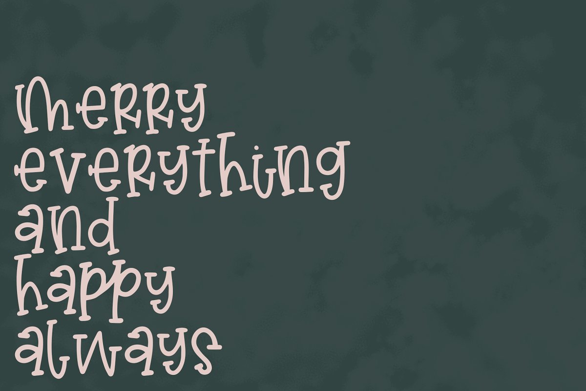 Christmas Stocking Font Free Download