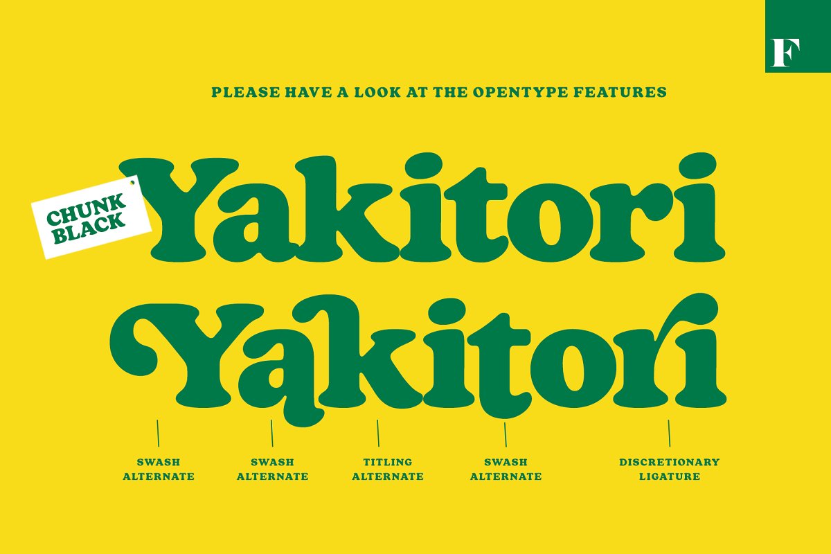 Chunk Black Retro Serif Font