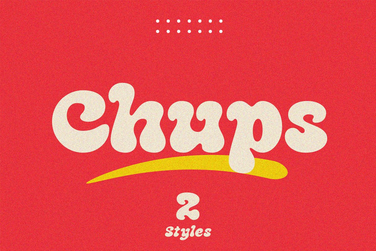 Chups Groovy Retro Font