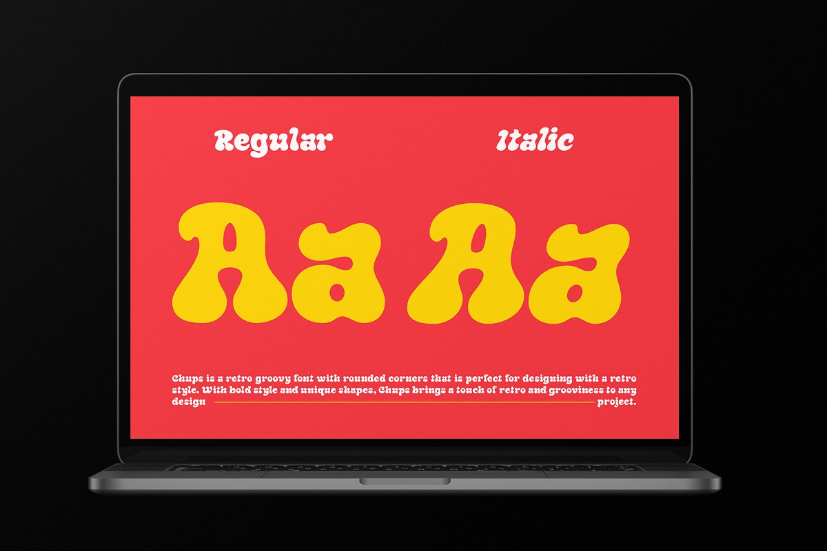 Chups Groovy Retro Font