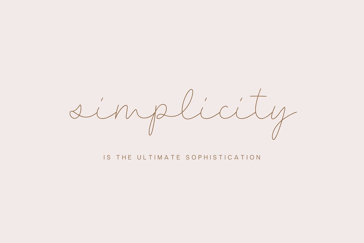 Clean and Glam Script Duo Font