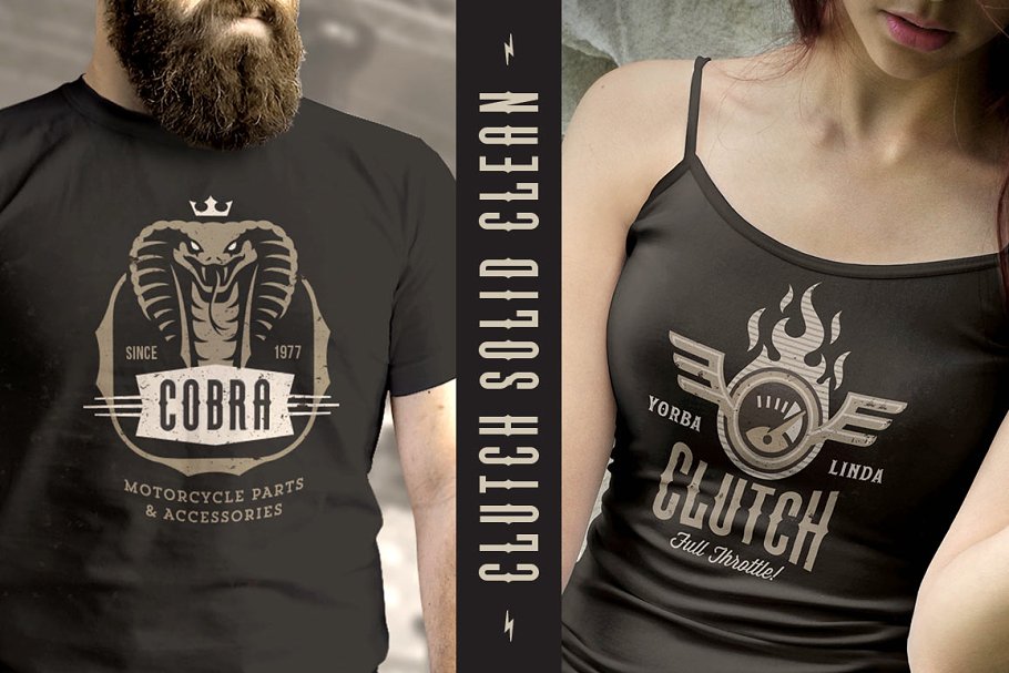 Clutch Family BONUS Icons Font