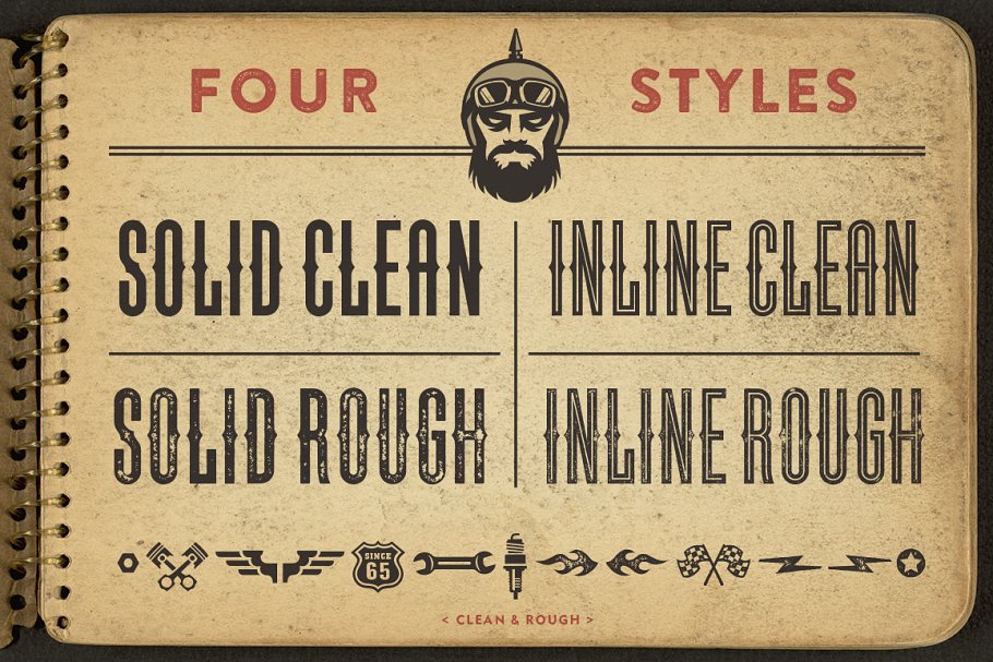 Clutch Family BONUS Icons Font