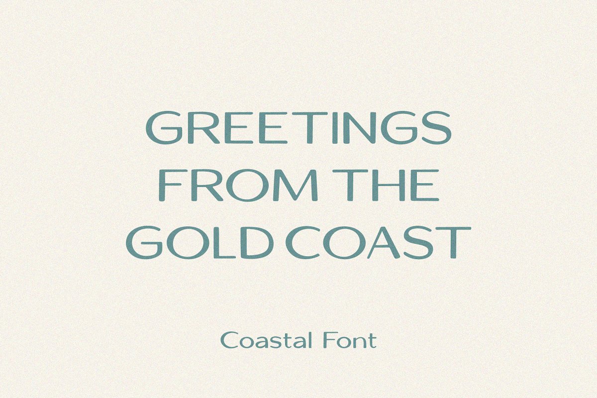 Coastal Font