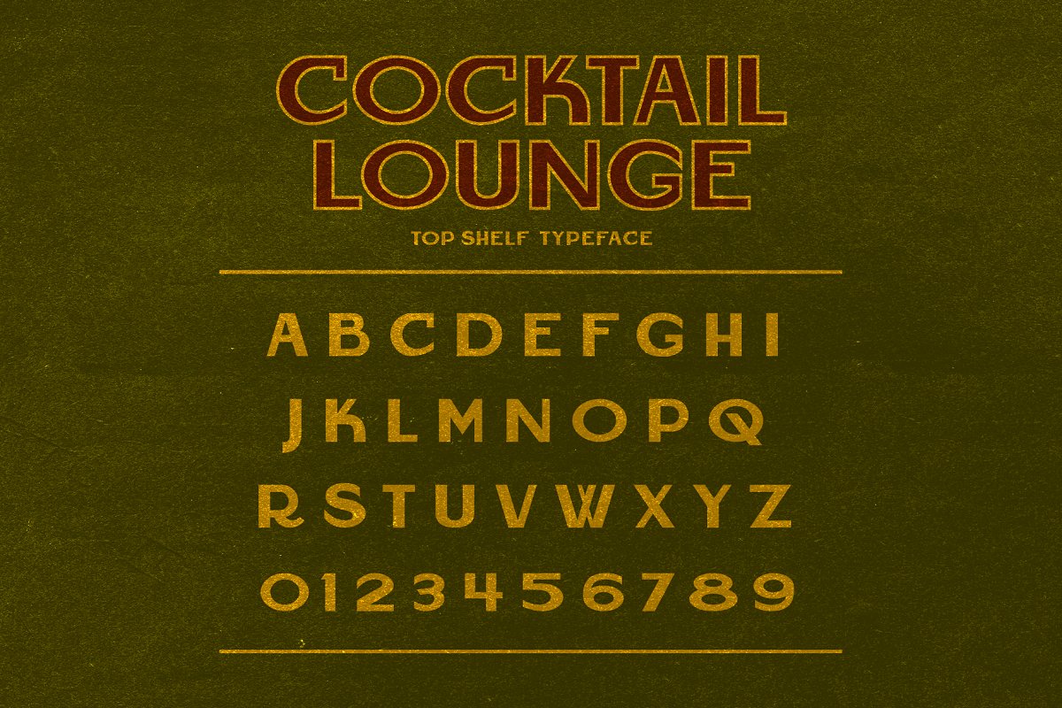 Cocktail Lounge Display Font Free Download