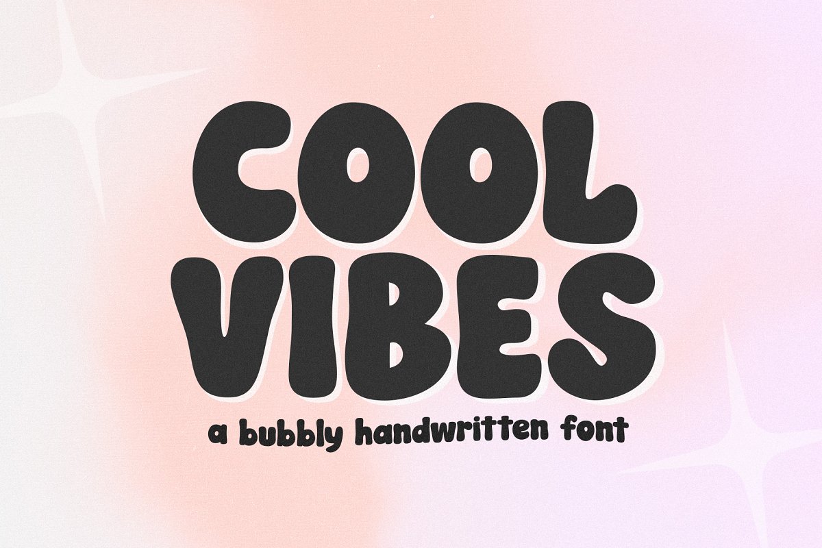 Cool Vibes Bubbly Retro Font