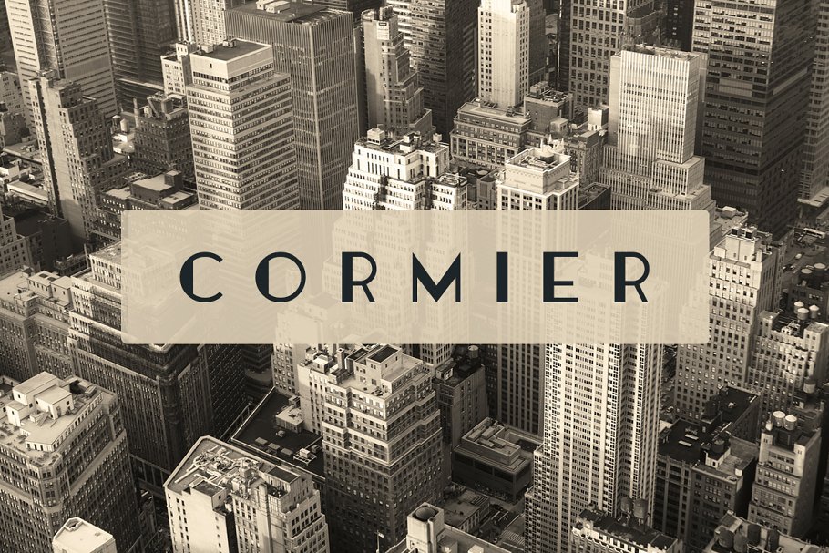 Cormier Typeface Font