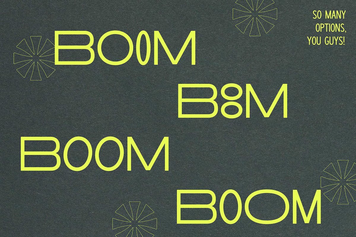 Cougar Variable Widths Sans Font