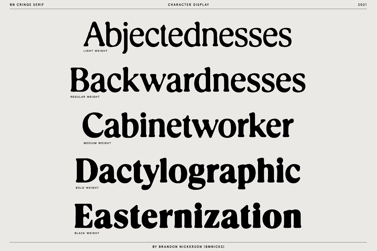 Cringe Serif Font Free Download