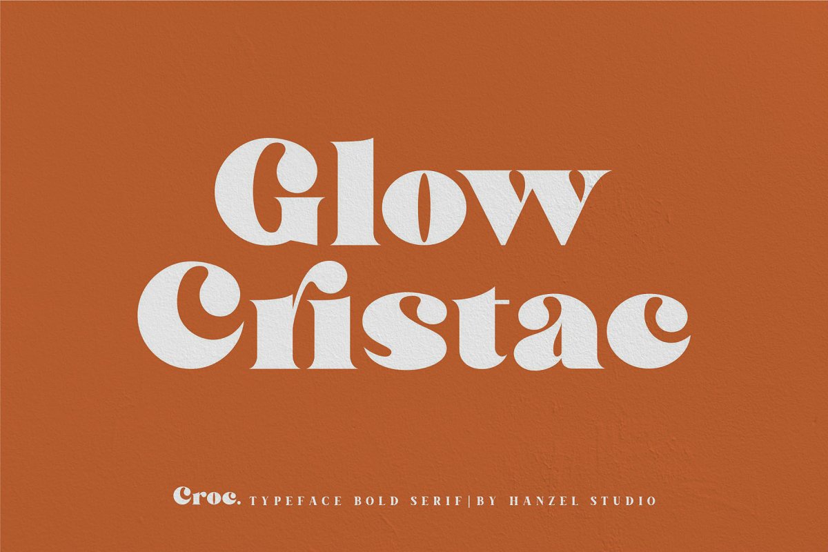Croc Typeface Bold Serif Font
