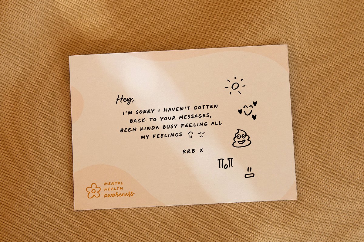 CuteEmoji hand drawn emojis font Graphic Free Download