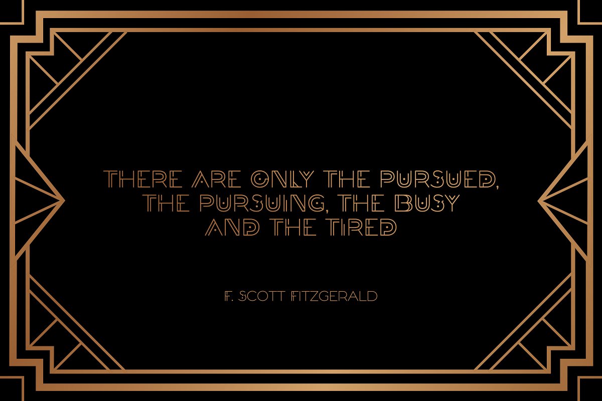 DECORÁ Geometric Art Deco Font Free Download