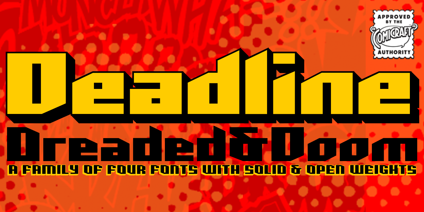 Deadline Font Family Free Download Deadline Font