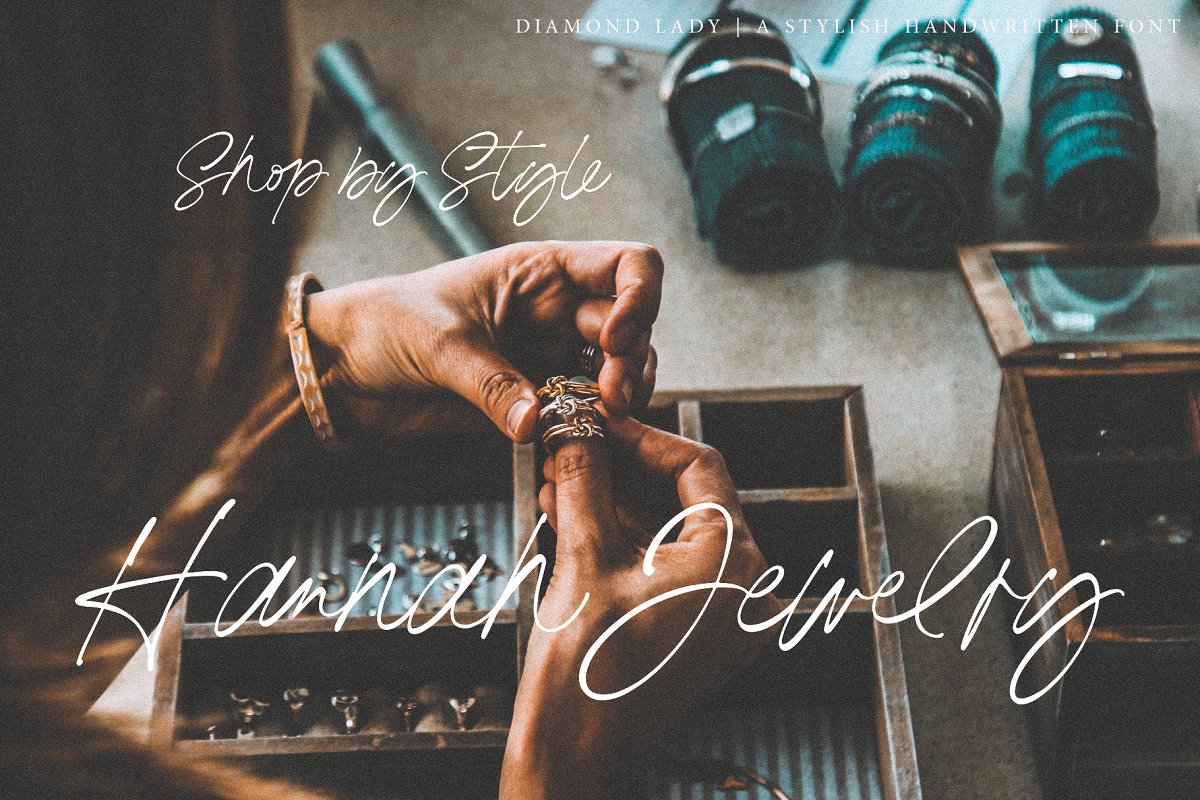 Diamond Lady Handwritten Font