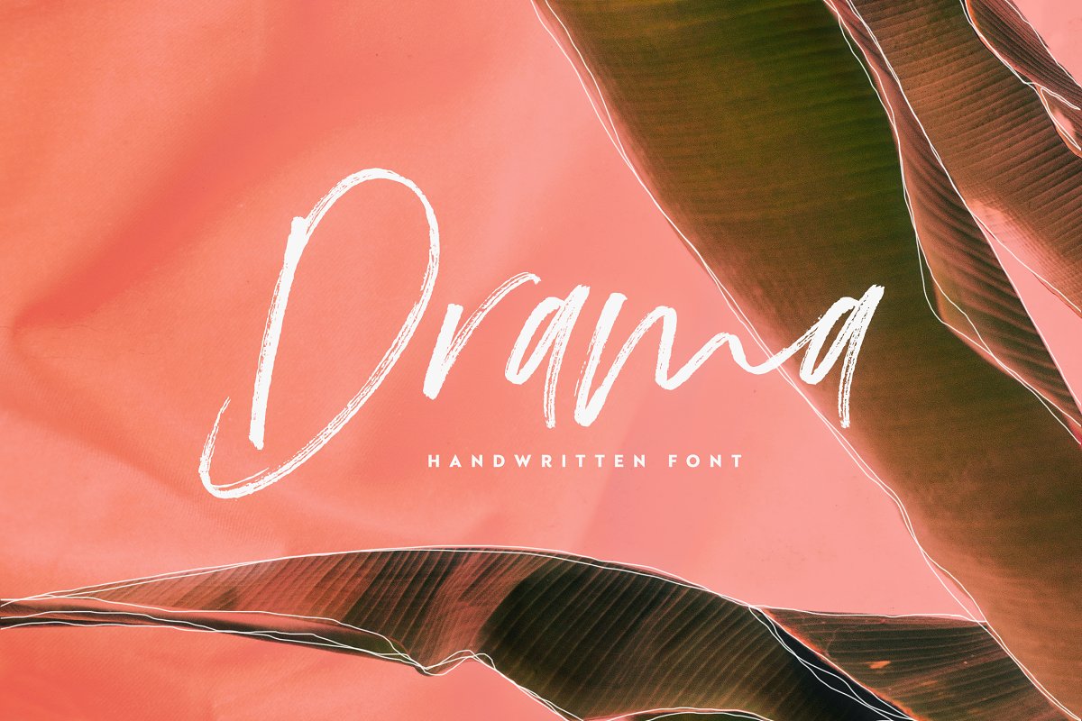 Drama Script Font
