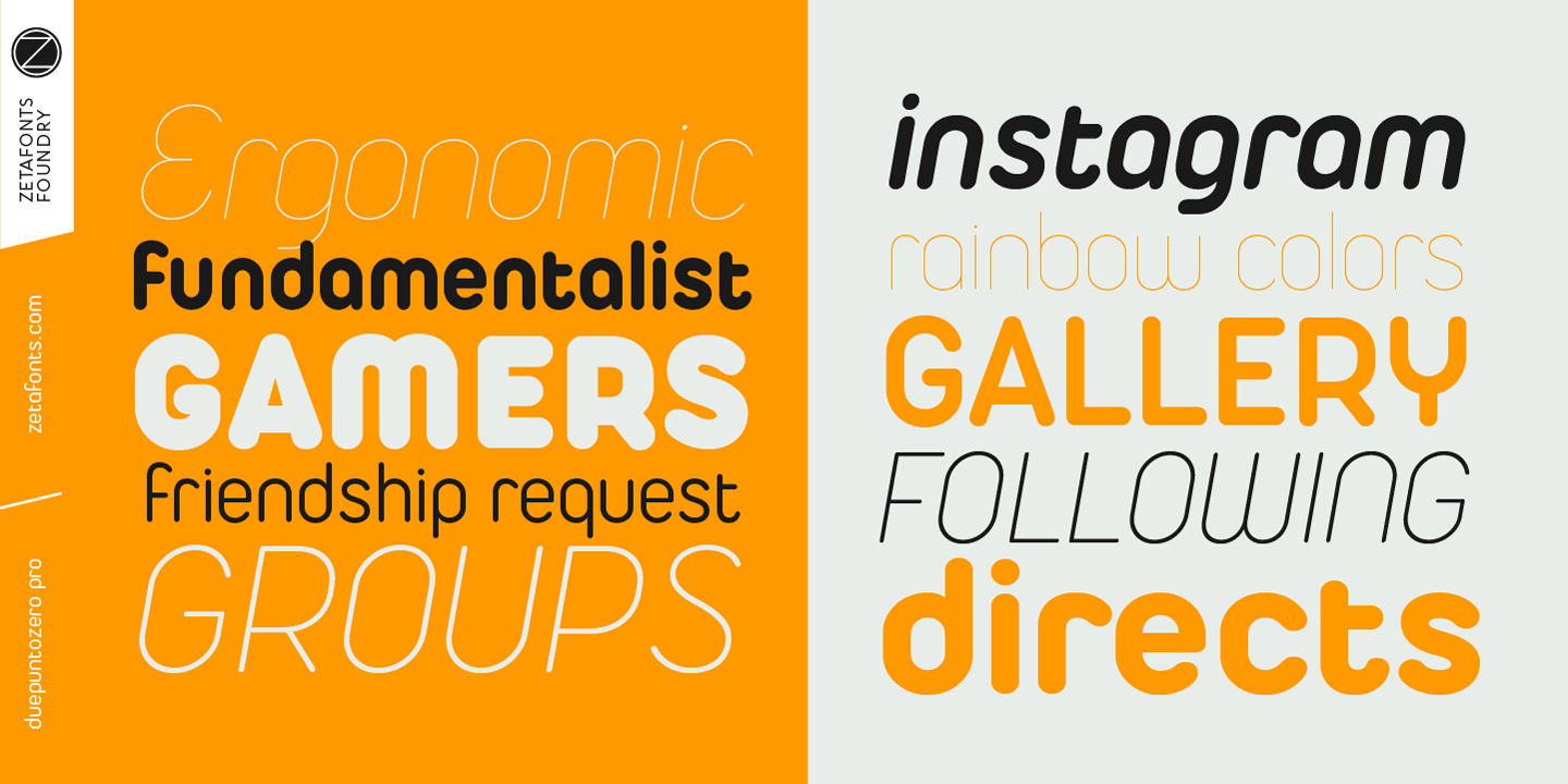 Duepuntozero Pro Font