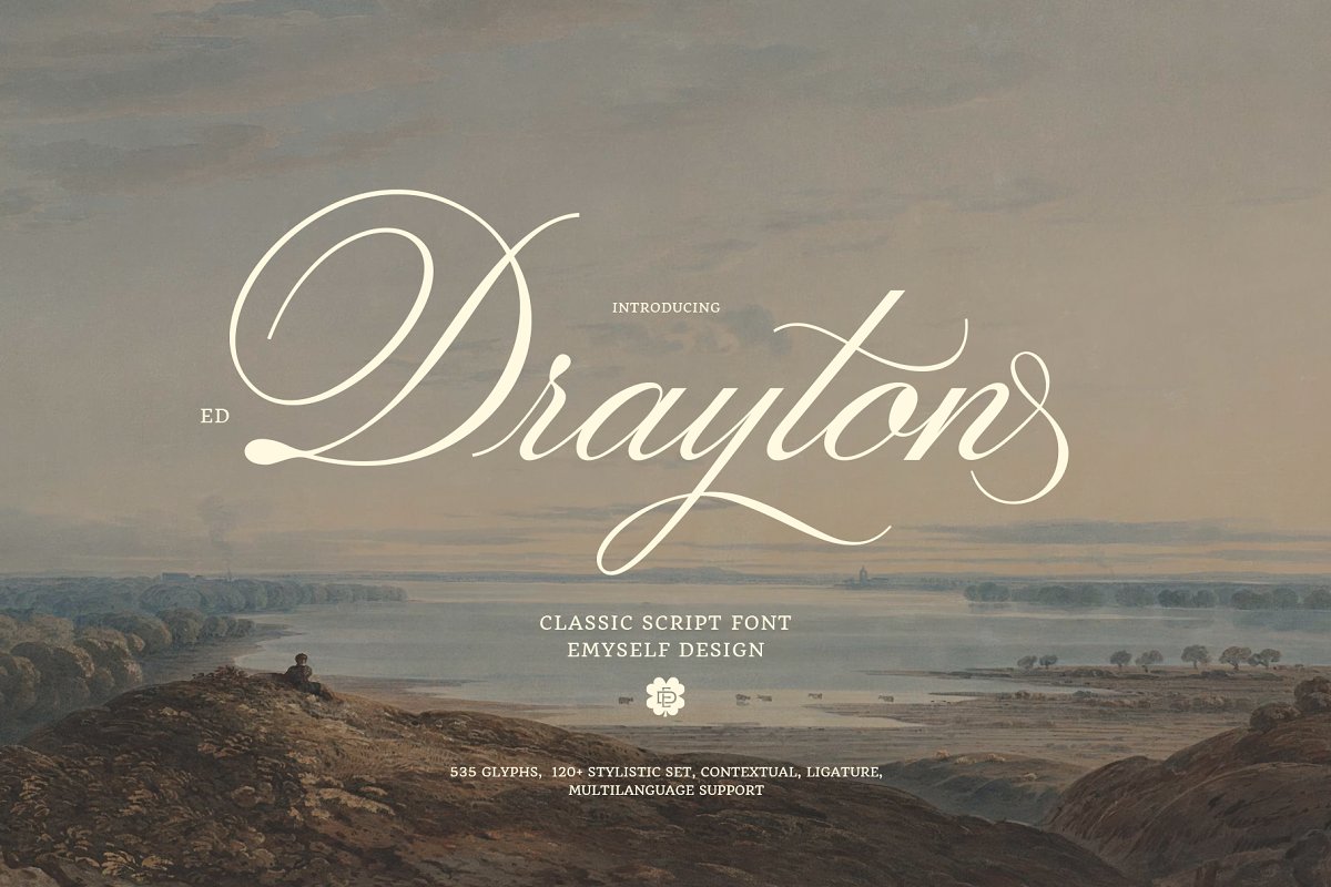 ED Drayton Classic script Font Free Download