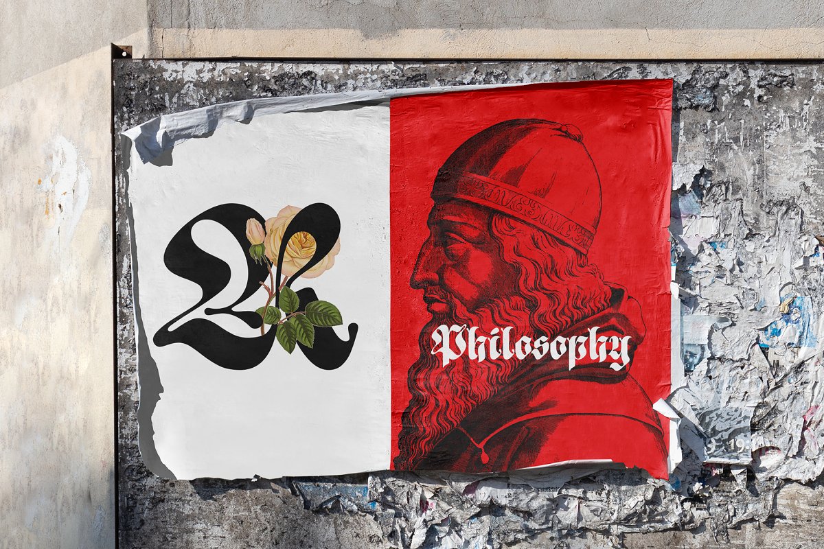 ED Lacour Blackletter Typeface Font