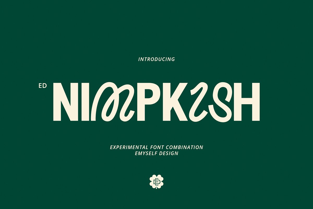 ED Nimpkish   Combination Typeface Font Free Download