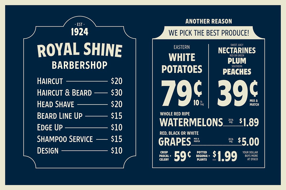 EFCO Egyptian Variable Font