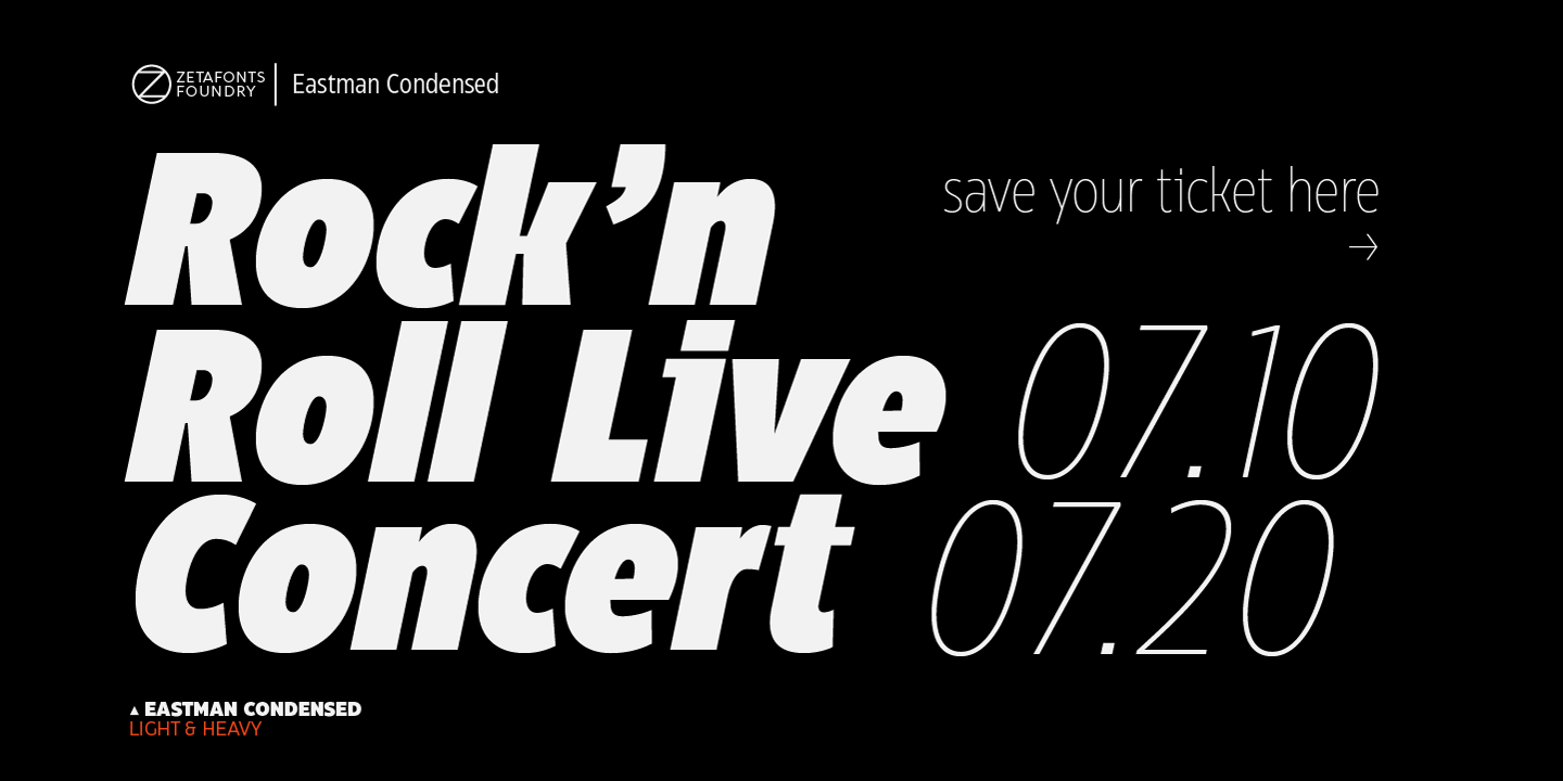 Eastman Condensed Font