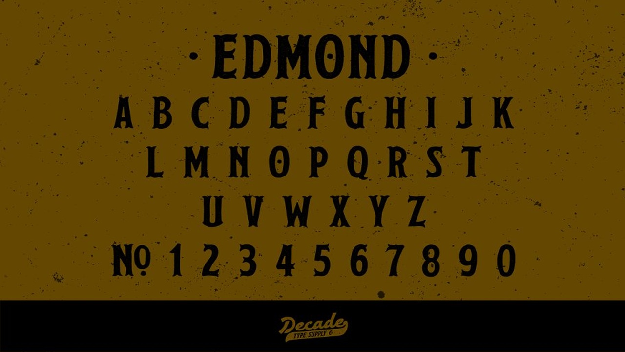 Edmond Bonus Font