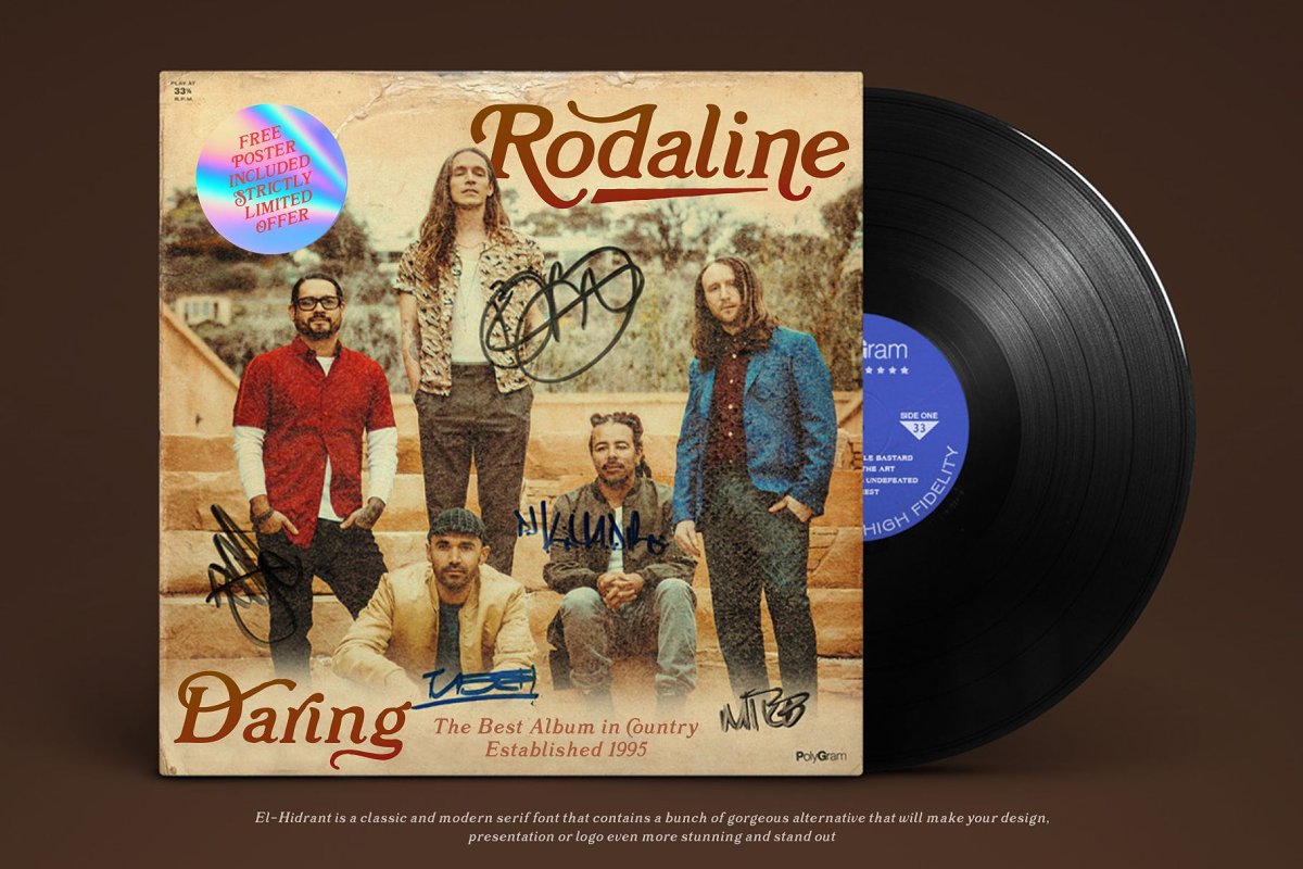 El Hidrant Serif With Swashes Font