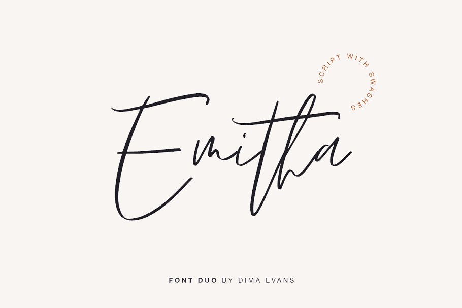 Emitha Script Font Family Free Download Emitha Script Font