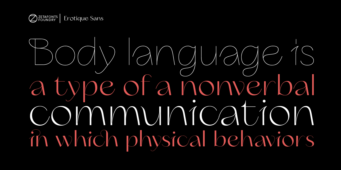 Erotique Sans Font