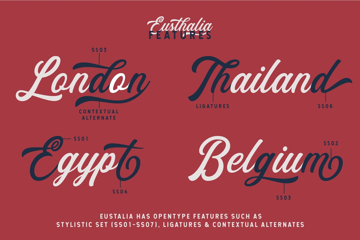 Eusthalia Typeface Font