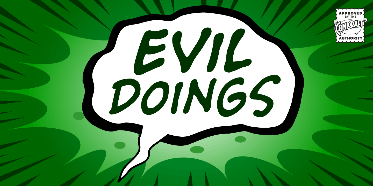 Evil Doings Font Family Free Download Evil Doings Font