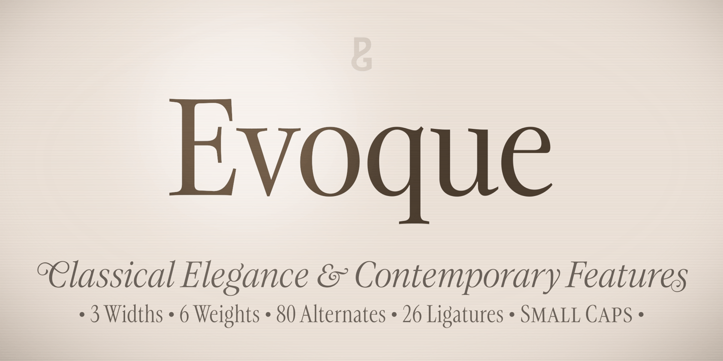 Evoque Font