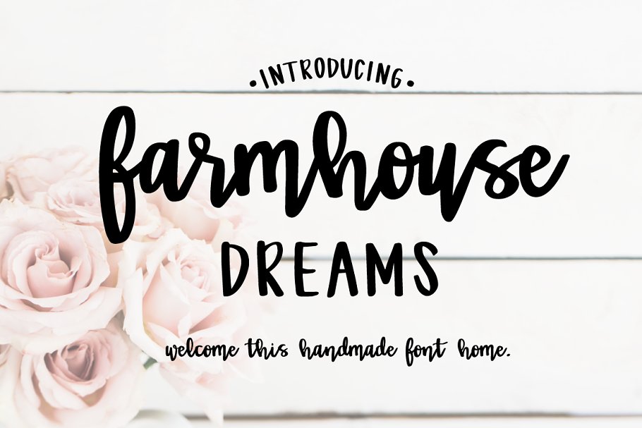 Farmhouse Dreams Script Font