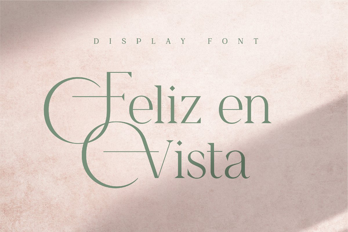 Feliz en Vista Display Font Free Download