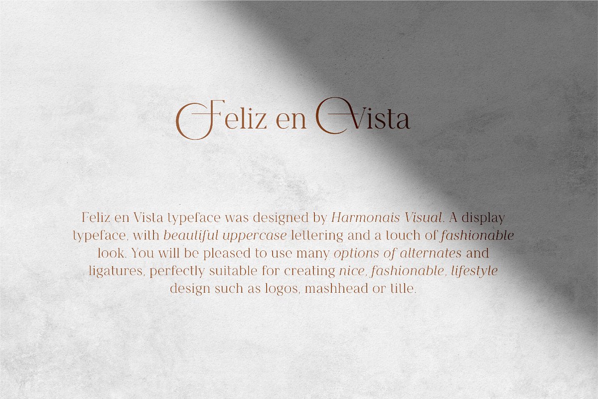 Feliz en Vista Display Font Free Download