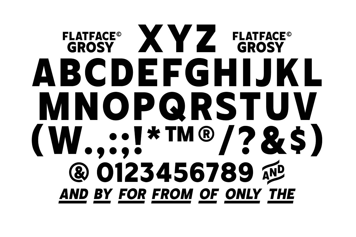 Flatface Grosy Graphic Free Download