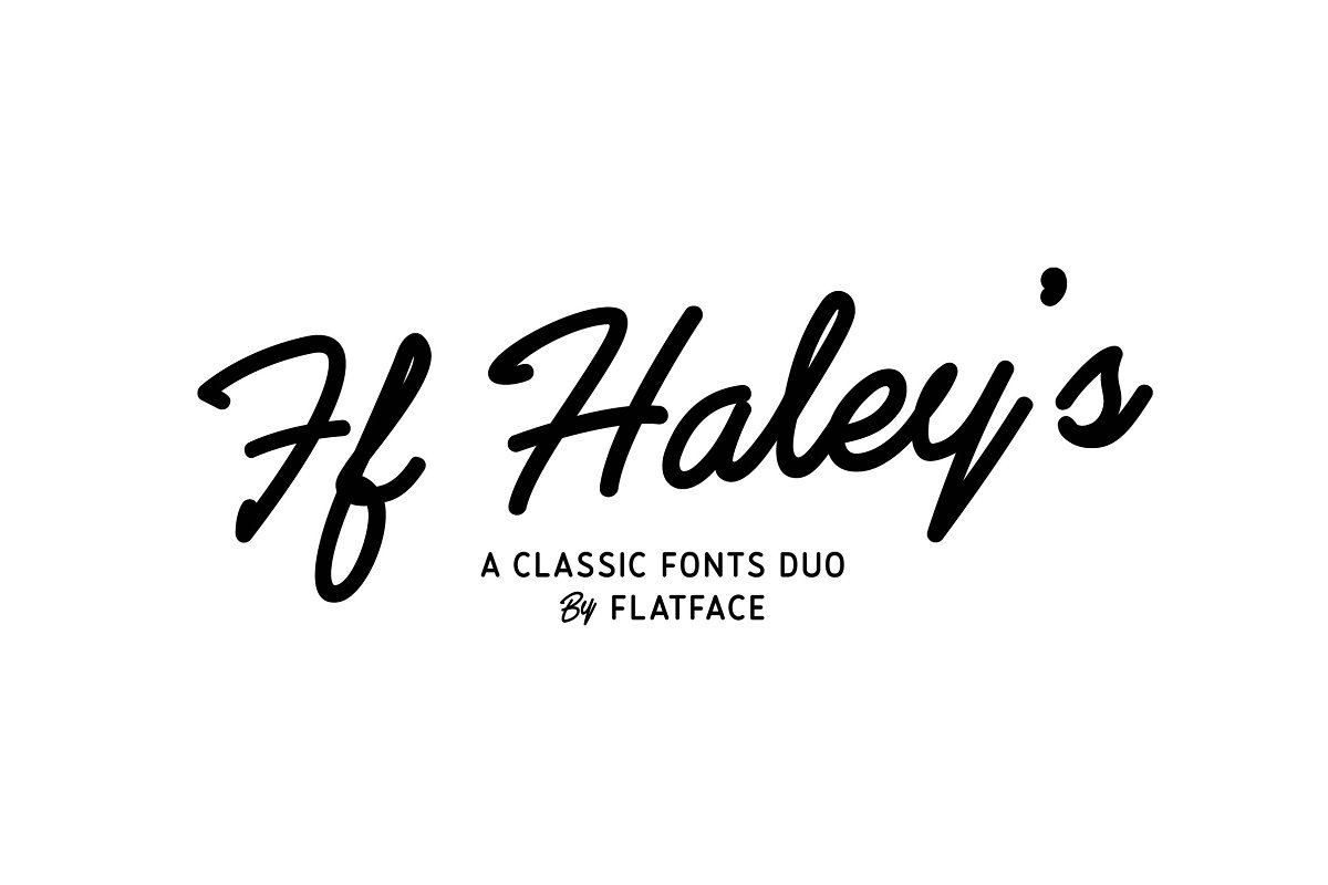 Flatface Haley's Font Free Download