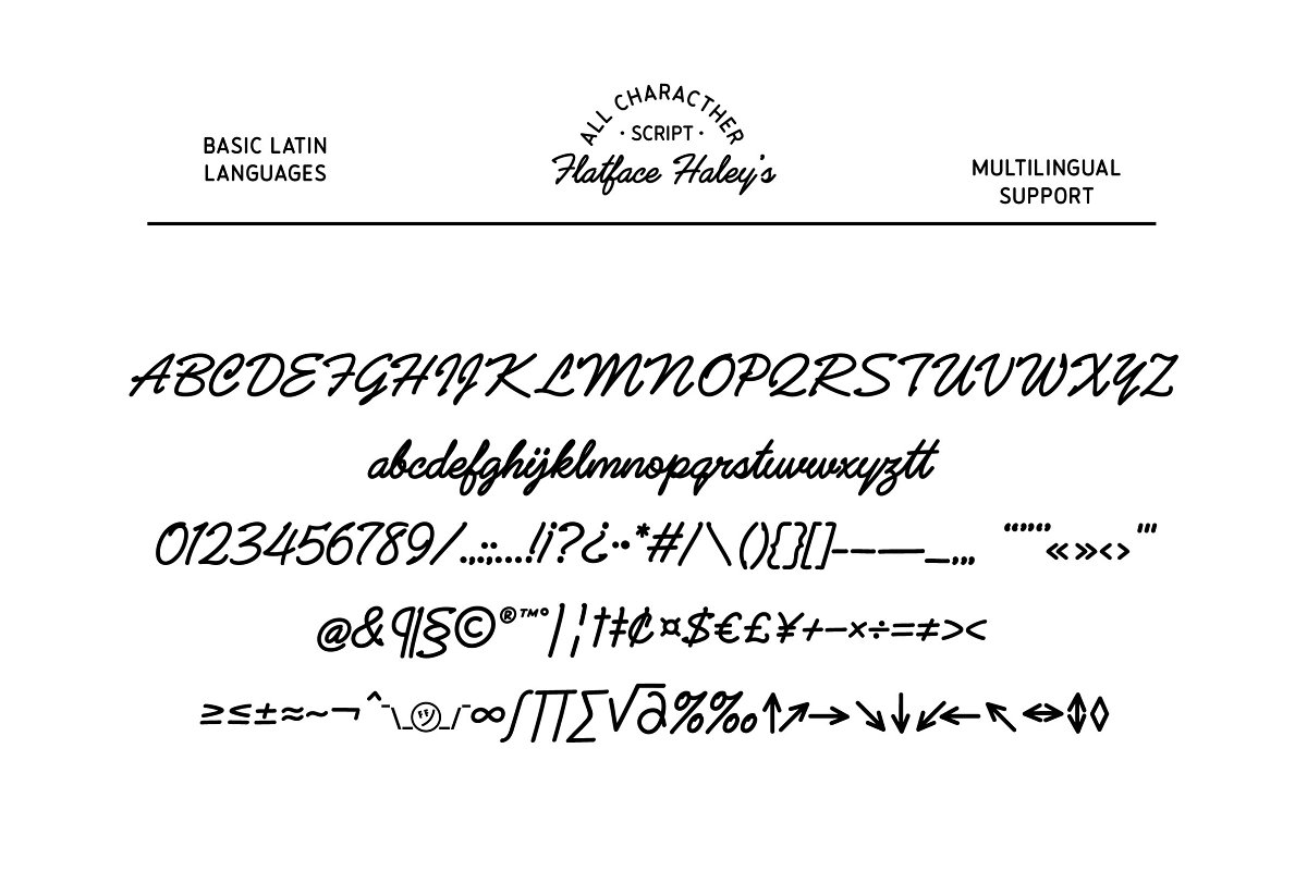 Flatface Haley's Font Free Download