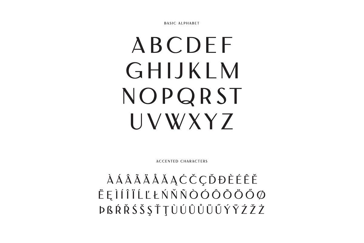 Florensans Display Typeface Font