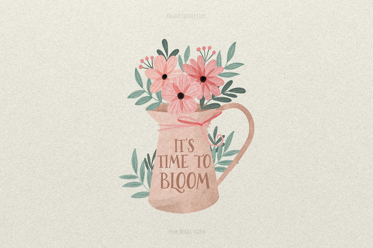 Foliage Exotica Handwritten Serif Font