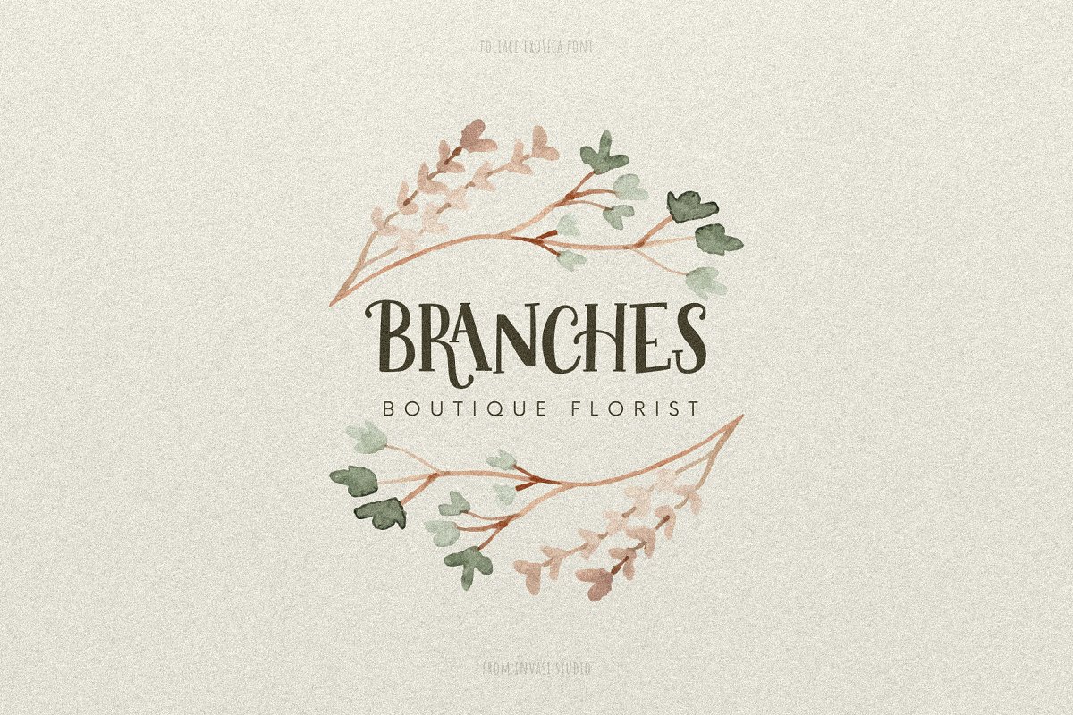 Foliage Exotica Handwritten Serif Font