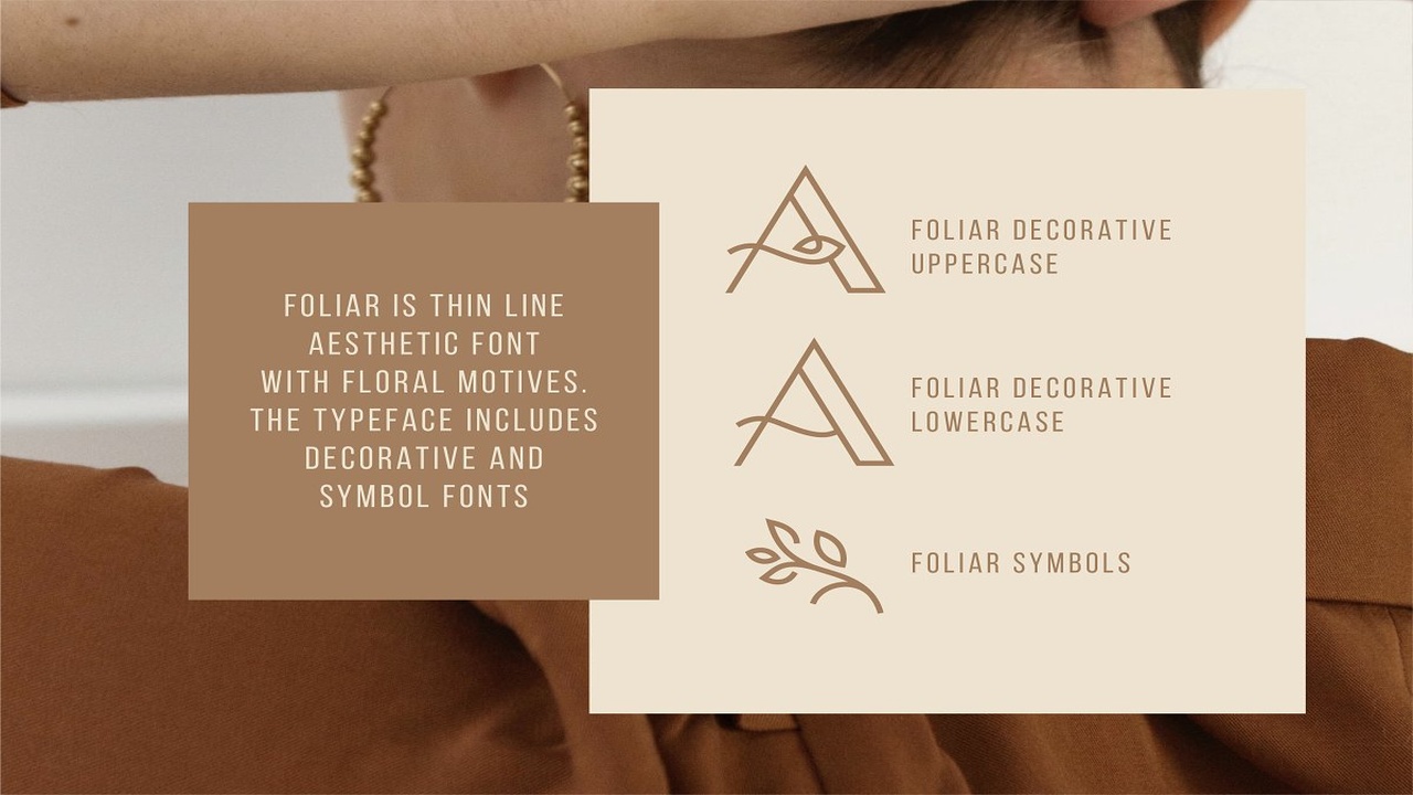 Foliar Thin Line Logo Font
