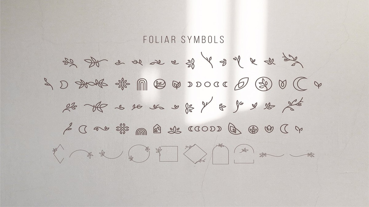 Foliar Thin Line Logo Font
