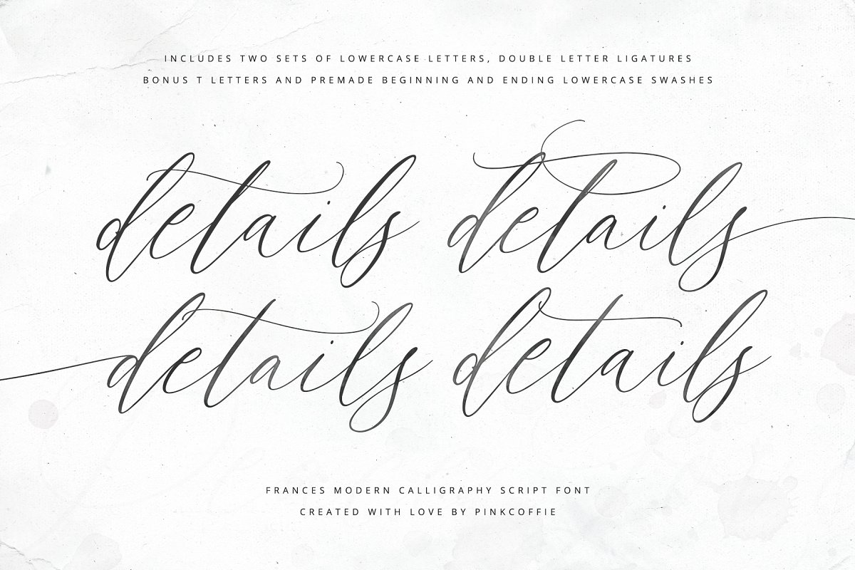 Frances Modern Calligraphy Script Font
