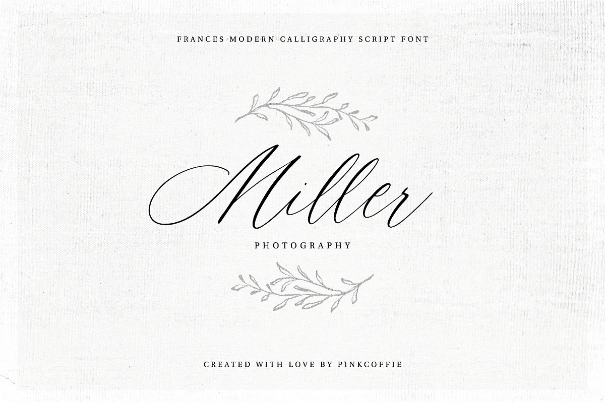 Frances Modern Calligraphy Script Font