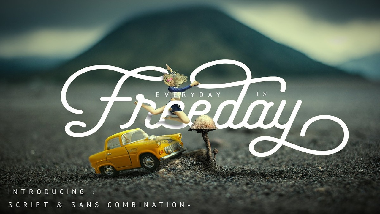 Freeday Script Sans Font